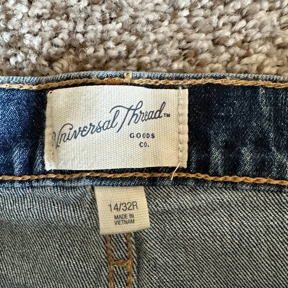 NWT Women's High-Rise Vintage Bootcut Jeans - Universal Thread Medium Wash 14 - Picture 7 of 13